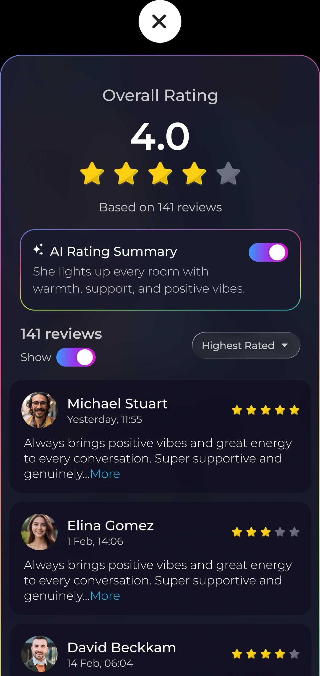 Reviews you can trust